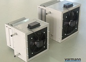 Тепловентиляторы VH с четырехсторонним воздухораздающим модулем.